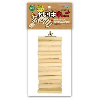 【Marukan】磨牙木製小樓梯《小動物用》(MR-262)