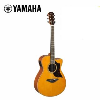 【YAMAHA 山葉】AC1M VN 電民謠木吉他 復古原木色款(原廠公司貨 附贈專用琴袋 背帶 彈片)