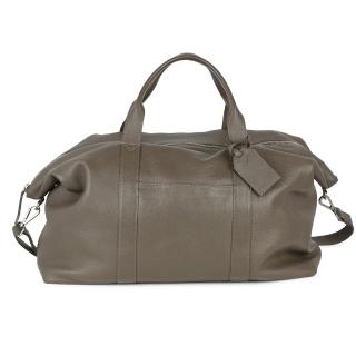 【MARKBERG】Isa 丹麥手工牛皮率性大旅行包 斜背包/手提包(大地褐)