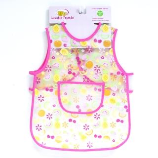 【美國 luvable friends】嬰幼兒雙面防水圍兜單入組_綜合水果(LF01015-2)