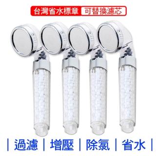 【神膚奇肌】買二送二 304不銹鋼單段除氯省水加壓過濾蓮蓬頭(除氯 省水 花灑)