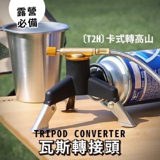 【瓦斯轉接頭】瓦斯轉接頭〔T2H〕卡式轉高山(瓦斯轉接 轉灌 桶裝轉高山 登山露營)