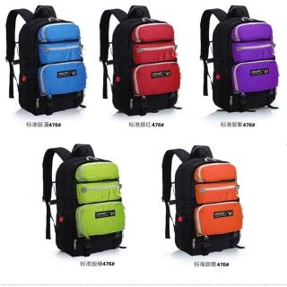 【May Shop】戶外登山背包時尚運動雙肩包 多功能商務電腦包學生書包