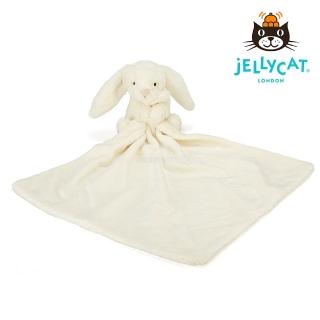 【JELLYCAT】兔子造型安撫巾(白色 約33*33公分)