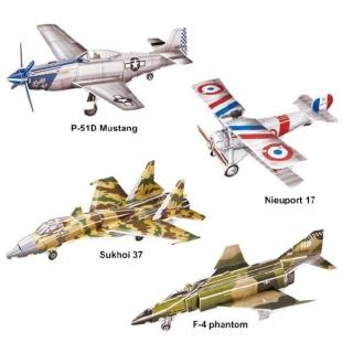 【FUN PUZZLE】3D拼圖-戰鬥機組合(DIY手作/益智玩具)