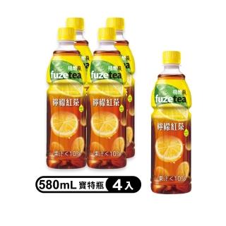 【飛想茶】檸檬紅茶580ml(4入)