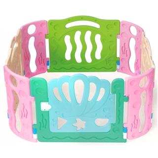 寶貝樂精選 台灣製造海洋城堡遊戲圍欄球池圍欄8片組(圍欄)