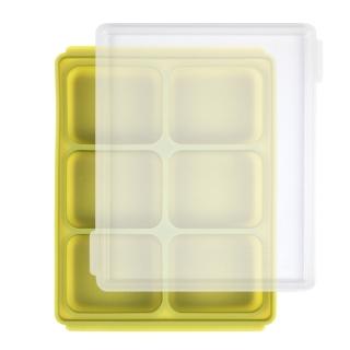 【TgmFDA】白金矽膠 副食品冷凍分裝盒6格-L(45g)