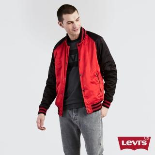【LEVIS】棒球外套 男裝 / 立體刺繡 / 雙面穿著 / Thermore保暖