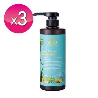 【長榮生醫】A2V芬多精SPA美肌嫩膚沐浴精華(3瓶組)