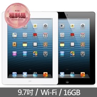 【Apple 蘋果】福利品 iPad 4 Wi-Fi 16GB 平板電腦(A1458)