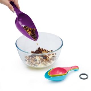 【KitchenCraft】四色雙頭量匙量杯