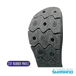 【SHIMANO】GEOLOCK 切紋橡膠毛氈替換鞋底 KT-035H
