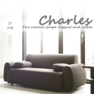 【BN-Home】Charles查理斯日系簡約風格雙人布沙發(沙發 /雙人沙發 / 休閒椅)