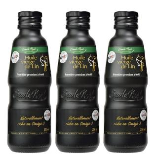 【艾米爾諾耶】冷壓初榨亞麻仁油3入組(250ml/瓶)