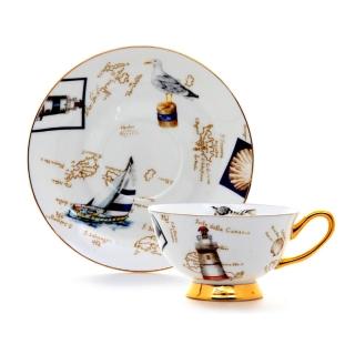 【Royal Duke】骨瓷咖啡對杯-聖地牙哥(典雅英式風格)