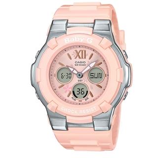 【CASIO 卡西歐】春暖花漾流行腕錶/(BGA-110BL-4B)