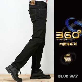 【BLUE WAY】360度頂級彈力直筒牛仔褲 - 鬼洗
