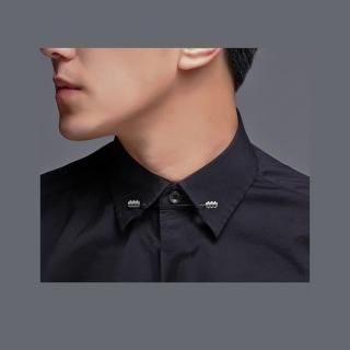 【拉福】男仕專用襯衫領針(螺旋)