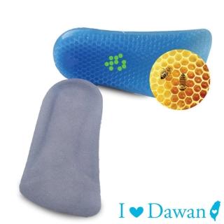 【IDAWAN 愛台灣】矽膠減震2cm增高半墊(1對入)