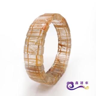 【鑫運來】招財迎富滿絲鈦晶手排(50g以上)