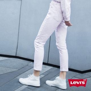 【LEVIS】501 Skinny 高腰排釦牛仔褲 / 不收邊 / 彈性布料(經典高腰褲款)