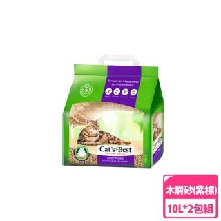 德國凱優優質凝結木屑粒10L*2包(紫標-長毛貓專用)