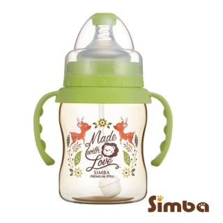 【Simba 小獅王辛巴】桃樂絲PPSU自動把手寬口葫蘆小奶瓶200ml(丘比特/圓舞曲/獨角獸)