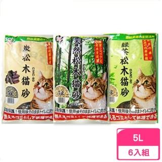 【IRIS】松木貓砂 5L(6包組)