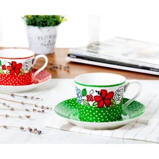 【Royal Duke】骨瓷咖啡對杯-彩漾花園(精美禮盒包裝)