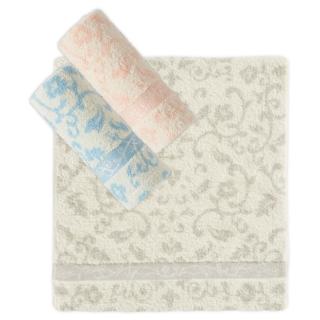 【Gemini 雙星】巴洛克花園毛巾(日本技術前染後織色紗緹花)