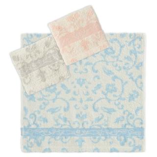 【Gemini 雙星】巴洛克花園方巾(日本技術前染後織色紗緹花)