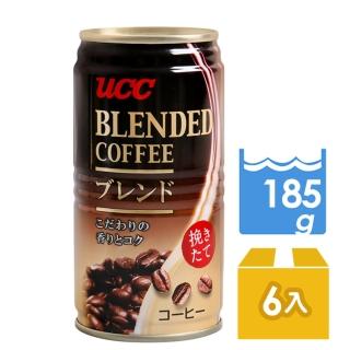 【UCC上島咖啡】濃醇原味咖啡(185gx6入)