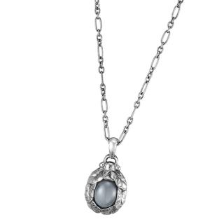 【Georg Jensen 喬治傑生】1997復刻年度項鍊 灰月石 限定款(10007271)