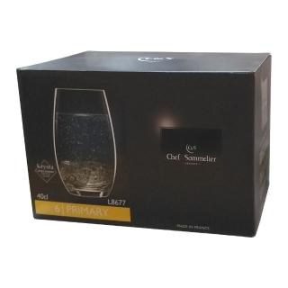 【C&S】PRIMARY玻璃水晶啤酒杯果汁杯400cc(六入組)