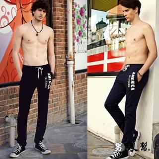 【男人幫】AMERCIA 英文印花 時尚休閒棉褲(K0575)