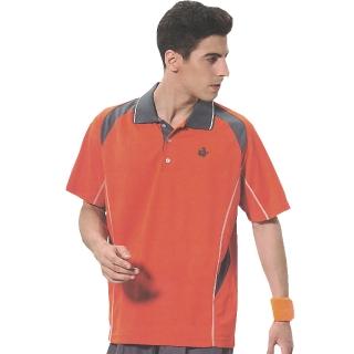 【SINA COVA】男女運動休閒吸濕排汗短POLO衫(橘)