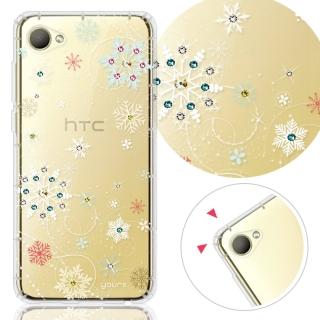【YOURS】HTC Desire12 5.5吋 奧地利彩鑽防摔手機殼-雪戀(D12)