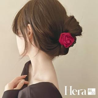 【HERA 赫拉】純色花朵馬尾夾(3色)