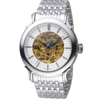 【RHYTHM 麗聲】多層次鏤空機械錶(A1510S01)