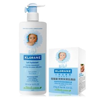 【蔻蘿蘭寶寶】保濕洗護2入組(乳霜皂250g+身體乳500ml)
