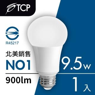 【美國TCP】9.5W LED 廣角型節能省電燈泡(5入)