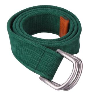 【POLO】經典戰馬壓紋棉質腰帶(綠)