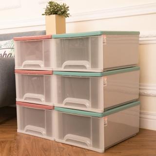 【生活King】抽屜整理箱-35L(3入組)