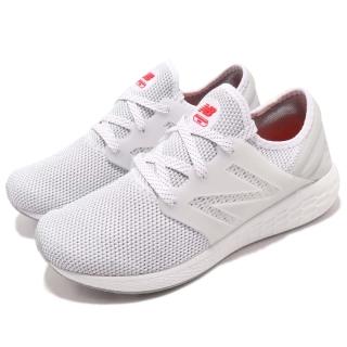 【NEW BALANCE】慢跑鞋 MCRUZRW2 D 男鞋 紐巴倫 跑鞋 跑步 襪套 透氣 男 白 紅(MCRUZRW2D)