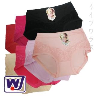 高腰蕾絲女內褲-1281-6件組
