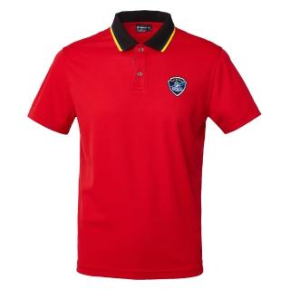 【Wildland 荒野】男COOLMAX抗UV排汗YOKE衣(紅色)