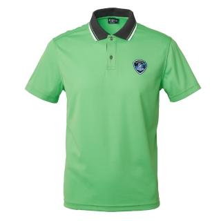 【Wildland 荒野】男COOLMAX抗UV排汗YOKE衣(蘋果綠色)