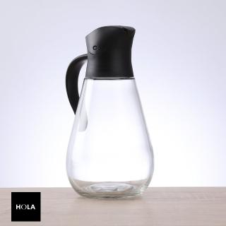 【HOLA】自動開啟防漏油壺550ml黑(550ml)