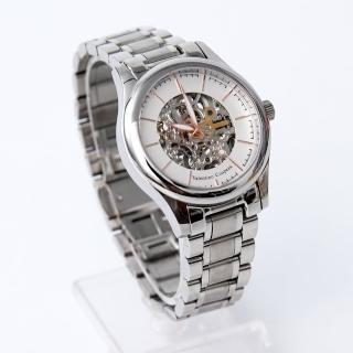 【Valentino Coupeau】鏤空玫金機械錶